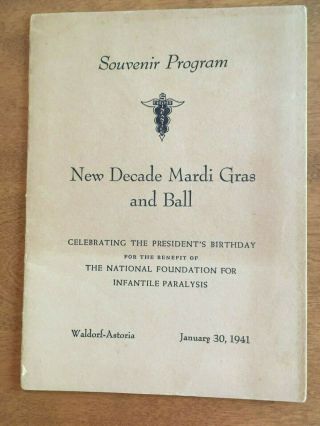 President Franklin D Roosevelt (FDR) - Group of Birthday Ball Items 2