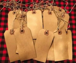 Special Order Marerizzy 100 Medium 3 And 50 Large Primitive Coffee Tags