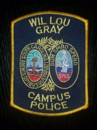 Will Lou Gray Alternate School Sc Police Department Patch (defunct Agency)