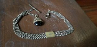 Antique Victorian Watch Fob And Chain