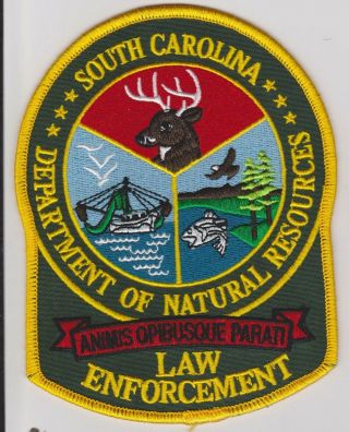 South Carolina Dnr Natural Resources Law Enforcement Game Warden Police Patch