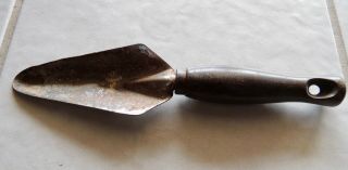 Vintage 10 3/8 " Steel Garden Tool: Hand Shovel,  Rustic Tool