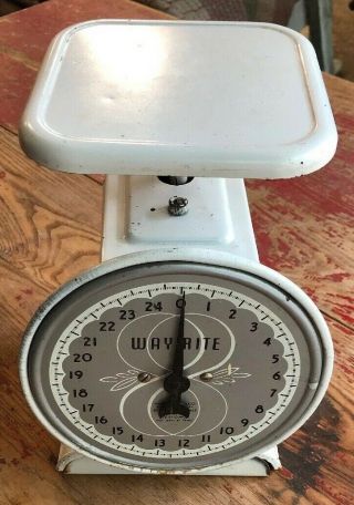 Vintage Way Rite Household Scale 25 Lbs.