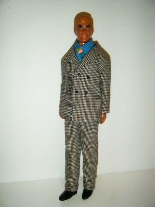 Vintage Mod Ken Wearing Big Business - 1434 Houndstooth Suit