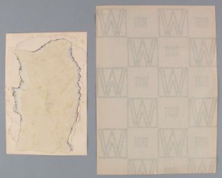 Antique WIENER WERKSTATTE Secessionist Wrapping Paper & Cabaret Handbill Prints 6