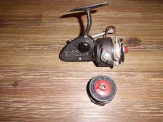 Vintage Dam Quick Microlite Reel Made In West Germany W/ Spare Spool