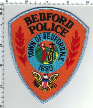 Bedford Police (york) Shoulder Patch - From The 1980 