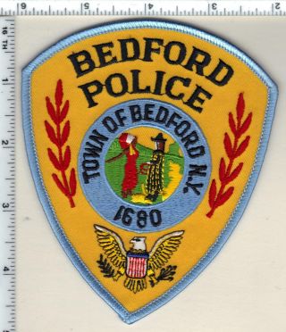 Bedford Police (york) Shoulder Patch From 1991