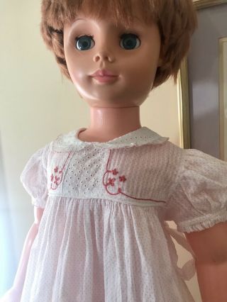 Vintage 1940/50 ‘s Baby Or Doll 22 - 31 ‘ Swiss Dot Dress,  Pattiplaypal