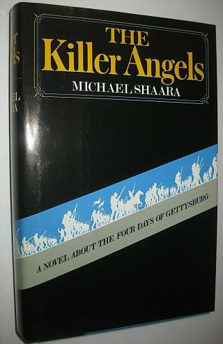 Vintage The Killer Angels Dj Hc Book Gettysburg Michael Shaara Civil War Euc Rar