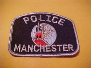 Manchester Maryland Police Patch Shoulder Size