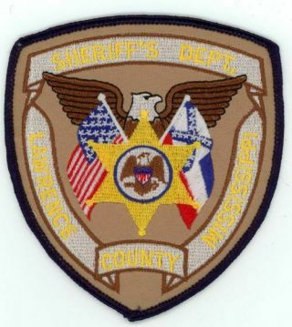 Lawrence County Sheriff Mississippi Ms Colorful Patch Police
