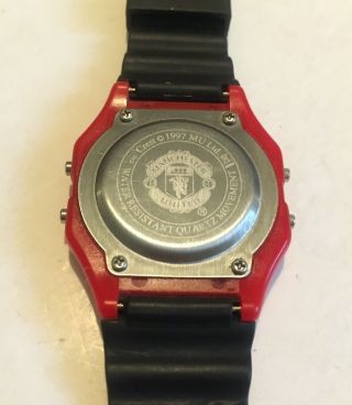Manchester United Digital Quartz Watch - Black & Red Retro Vintage 1997 Release 5