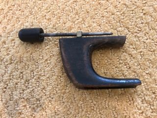 Old Antique Open Faced German Style Double Bass Bow Frog