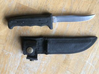 Buck Knife,  Fixed Blade 4”,  Marked Buck 602