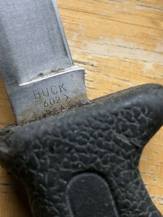 Buck Knife,  Fixed Blade 4”,  Marked Buck 602 4