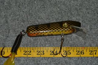 Big Game Musky Fishing Lure Signed Dick 09