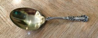 Gorham Sterling Silver Buttercup Pattern Casserole Server With Gilt Bowl