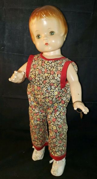 Vintage 19 " Composition Effanbee Doll Patsy Ann