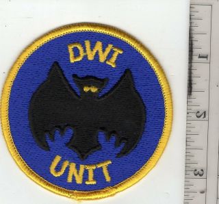 Arkansas State Police Dwi Bat Unit Patch