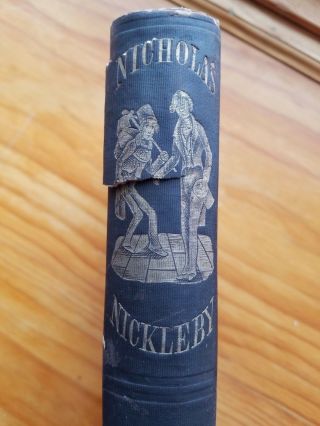 1850s Antique Nicholas Nickleby Charles Dickens Peterson 