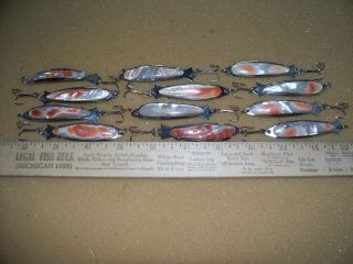 Vintage Mother Of Pearl/abalone Fishing Lures