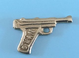 Vintage Doll Metal Miniature Gun Pistol G Man Gman Effanbee Skippy Cereal Prize