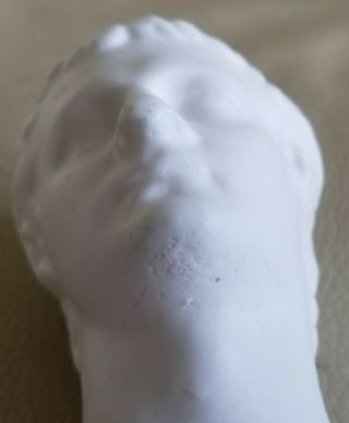 Ancient Roman Empire Emperor Caligula Antique White Marble Tone Bust Statue 6