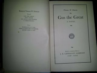 Gus the Great,  Thomas W.  Duncan,  1947 1st edition,  Collectible,  Antique 4