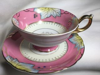 Shafford Hand Painted Cup/saucer Japan