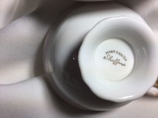 SHAFFORD HAND PAINTED CUP/SAUCER JAPAN 4