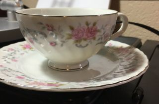 Vintage Tea Cup & Saucer Lovely Fine China Anne 3841
