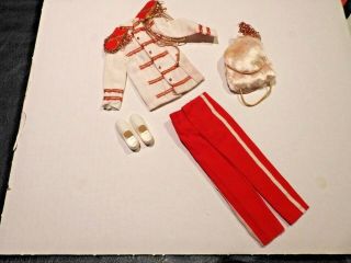 Ken Doll Drum Major Outfit 0775 Jacket,  Pants,  Hat,  Shoes,  Vintage 1960 
