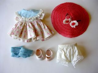 Vintage outfit only for Ginny or Alexander - kins dress shoes socks hat undies 6