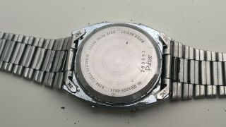 Pulsar Mens Vintage LCD Digital Alarm Chronograph Watch Y789 - 5329 6