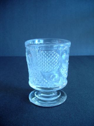 ANTIQUE EAPG HORN OF PLENTY SPOONER McKEE SANDWICH BOSTON FLINT GLASS c.  1850 ' s 2