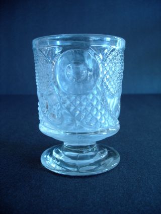 ANTIQUE EAPG HORN OF PLENTY SPOONER McKEE SANDWICH BOSTON FLINT GLASS c.  1850 ' s 8