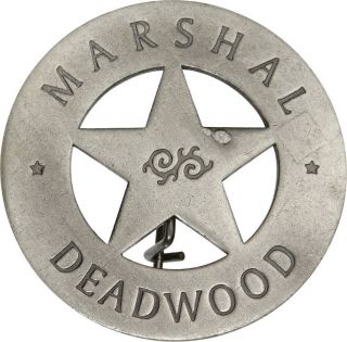 Badges Of The Old West Marshal Deadwood Badge Mi3007