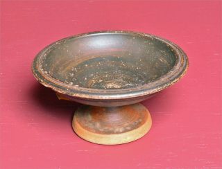 South Italian Black - Glazed Dish.  4th Century B.  C.  8908