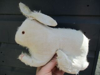 An Antique Vintage White Bunny Rabbit Teddy Bear - C1930