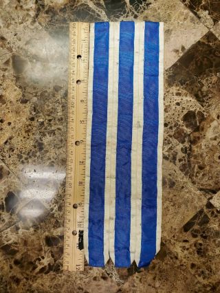 Dar Daughters Of The American Revolution Ribbon 3 Rows 12 Inches Long