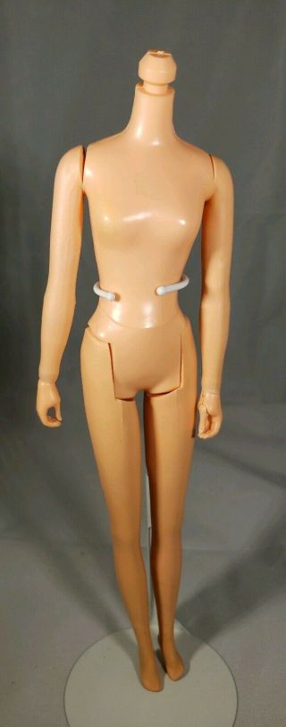 Vtg Mod Busy Francie Barbie Doll Body Only No Head Tlc Arm Repair Or Parts