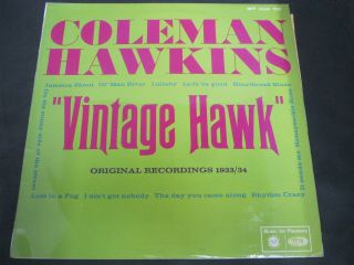 Vinyl Record Album Coleman Hawkins Vintage Hawk (4) 58