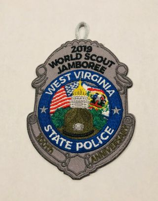 World Scout Jamboree 2019 Official Patch: West Virginia State Police 100th Anniv