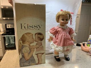 Vintage 1961 22 " Ideal Kissy Doll W/ Box
