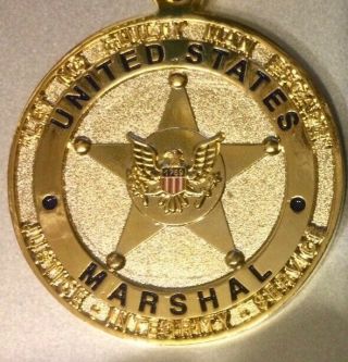 United States US Marshall District of Hawaii Key chain medallion 3