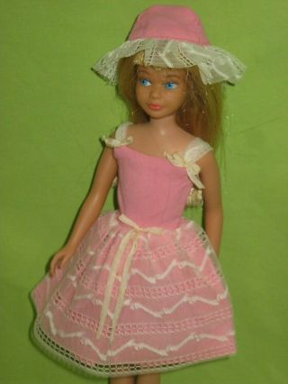 Barbie Vintage 1965 Skipper Pak Party Pink Dress 