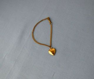 Vintage Madame Alexander Jewelry Necklace 20 21 Cissy Doll Heart Charm