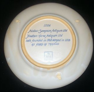 Nicholas Mosse Pottery 2008 Plate Samspson & Horne Antiques 40th Anniversary 2