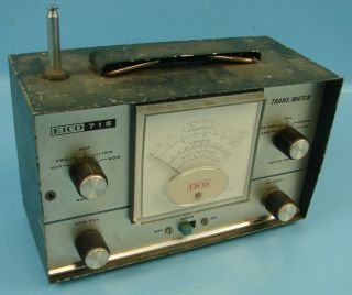 Vtg Antique Eico Transmitter Match R.  F.  Ham Radio Cb Meter Tester Model 715